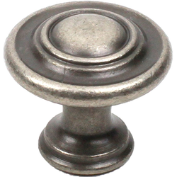 21% OFF Baroque 1-3/8 Inch Diameter Aged Pewter Cabinet Knob