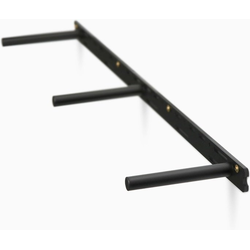 30% OFF Concealed Heavy-Duty Floating Shelf Bracket, 18 Inch Length for Maximum 14 Inch Shelf Depth, 1-3/4 to 2-1/2 Inch Height, Powder Coated Black Steel 