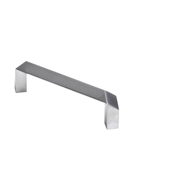 Venus 3-3/4 Inch Center to Center Dull Chrome Europe Cabinet Pull