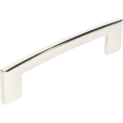 Villon 5-1/16 Inch Center to Center Polished Nickel Cabinet Pull