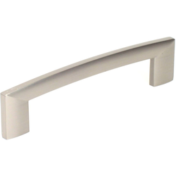 Villon 5-1/16 Inch Center to Center Dull Satin Nickel Cabinet Pull
