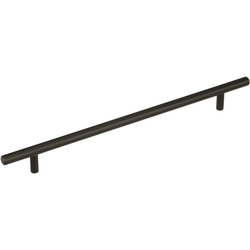 Bar Pulls 10-1/16 Inch Center to Center Black Bronze Cabinet Pull (Handle)