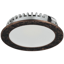 Final Sale, Loox 2094 Recess Mount Spot Light, 12V/2.5W, 3000K Warm White, Surface Mount Trim Available, Light Lead Included, Bronze