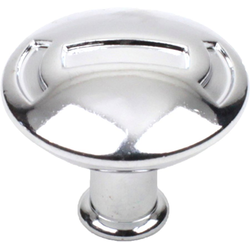 Medieval 1-3/16 Inch Diameter Polished Chrome Cabinet Knob