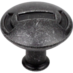 Medieval 1-3/16 Inch Diameter Vibra Pewter Cabinet Pull