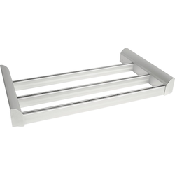 36 Inch Width TAG Engage Pull-Out Shoe Rack, 10 Clips, Matt Aluminum