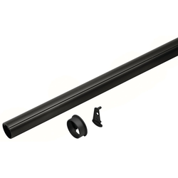20% OFF 35-3/4 Inch Length TAG Synergy Elite Wardrobe Tube With End Cap Support, Black