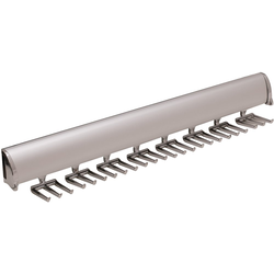 17-15/16 Inch Length TAG Synergy Elite Tie Rack, Full Extension Slide, 24 Hooks, Chrome