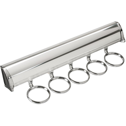 20% OFF 11-7/8 Inch Length TAG Synergy Elite Full Extension Slide Scarf Rack, 5 Hooks, Polished Chrome