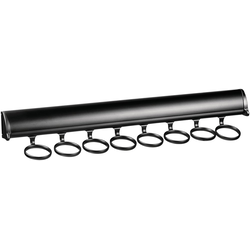 20% OFF 17-7/8 Inch Length TAG Synergy Elite Full Extension Slide Scarf Rack, 8 Hooks, Black