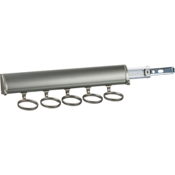 20% OFF 11-7/8 Inch Length TAG Synergy Elite Full Extension Slide Scarf Rack, 5 Hooks, Slate