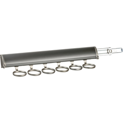 20% OFF 13-7/8 inch Length TAG Synergy Elite Full Extension Slide Scarf Rack, 6 Hooks, Slate
