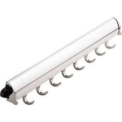 20% OFF 19-1/4 Inch Length TAG Synergy Elite Fixed Belt Rack, 8 Hooks, Polished Chrome