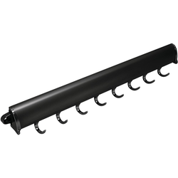20% OFF 19-1/4 Inch Length TAG Synergy Elite Fixed Belt Rack, 8 Hooks, Black