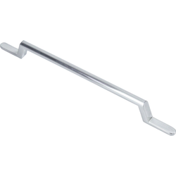 Minimalism Pull 7-9/16 inch Center to Center Brushed Nickel