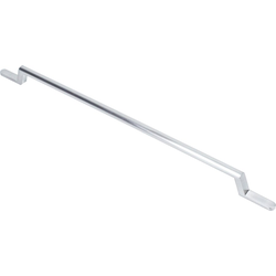 Minimalism Pull 12-5/8 inch Center to Center Brushed Nickel