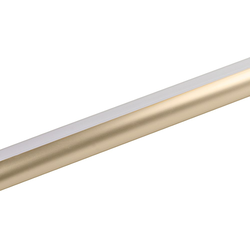 20% OFF 48 Inch Length TAG Synergy Elite Wardrobe Tube With LED Lighting Slot (No LED), Matt Gold/Clear Insert