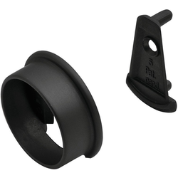 20% OFF 1-1/4 Inch Diameter TAG Synergy Elite Wardrobe Tube End Cap Support For 8 Foot Rods, Black