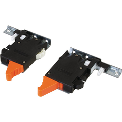 Progressa+ No Flange 4 Way Front Locking Device, Pair of Right and Left Clips, Plastic/Steel