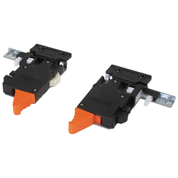 Progressa+ Flange 4 Way Front Locking Device, Pair of Right and Left Clips, Plastic/Steel