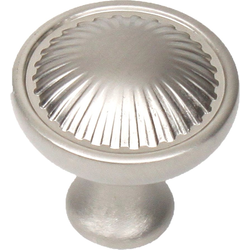 Sunglow 1-3/16 Inch Diameter Dull Satin Nickel Cabinet Knob