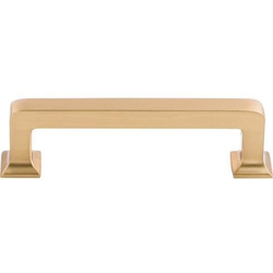 3-3/4 Inch Center to Center Transcend Ascendra Cabinet Pull, Honey Bronze