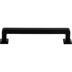 5-1/16 Inch Center to Center Transcend Ascendra Cabinet Pull, Flat Black