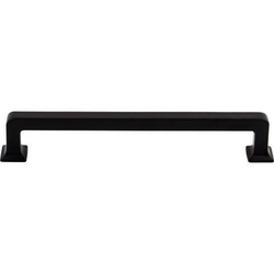 6-5/16 Inch Center to Center Transcend Ascendra Cabinet Pull, Flat Black