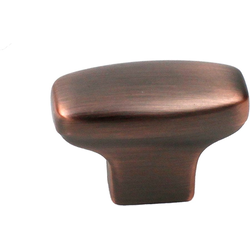 Glacier II 1-1/2 Inch Diameter Antique Bronze/Copper Cabinet Knob