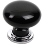 Polished Chrome/Plain Black