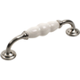 Satin Nickel/Cream Crackle