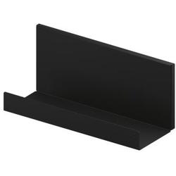  VS ADD 12-5/8 Inch Width Metal Floating Shelf Kit including Concealed Mounting Clips and Screws, 4-3/4 Inch Depth X 5-9/16 Inch High, Black