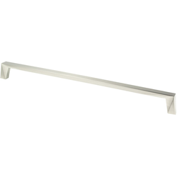 18 Inch Center to Center Swagger Collection Contemporary Style Appliance Pull, Brushed Nickel