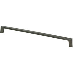 18 Inch Center to Center Swagger Collection Contemporary Style Appliance Pull, Black Nickel