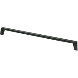 18 Inch Center to Center Swagger Collection Contemporary Style Appliance Pull, Matte Black