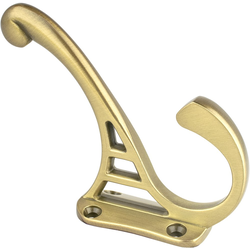 25% OFF 4 Inch Length Prelude Collection Traditional Style Coat Hook, Modern Brushed Gold