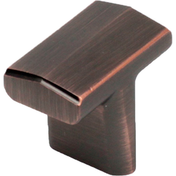 L'Attitude 1-7/16 Inch Diameter Antique Bronze W/ Copper Cabinet Knob