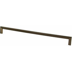 12-9/16 Inch Center to Center Metro Collection Contemporary Style Cabinet Pull, Toasted Bronze