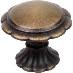 Fiori 1-3/8 Inch Diameter Imperial Bronze Cabinet Knob