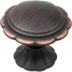 Fiori 1-3/8 Inch Diameter Regent Bronze Cabinet Knob