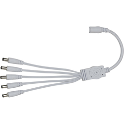  Tresco 13 Inch Length 5-Way Barrel Splitter for 24V Lighting Systems, White 