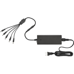 25% OFF 24VDC 48W Plug-In Power Supply w/ 5-Barrel Output, Black