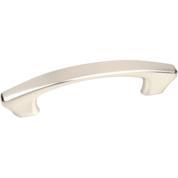 Sierra 3-3/4 Inch Center to Center Satin Nickel Cabinet Pull