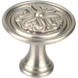 Iris 1-3/16 Inch Diameter Dull Satin Nickel Cabinet Knob