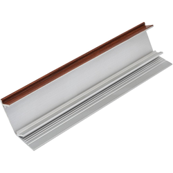 Final Sale, 72 Inch Length Angled Infinex Extrusion, Dark Cherry