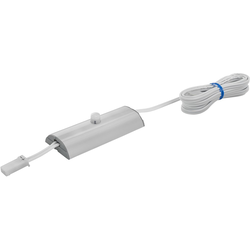 12/24VDC Curved Profile Touch Dimmer/30 Minute Motion Controller Combo, Silver