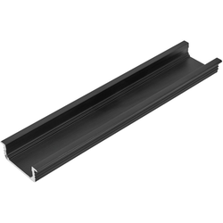 72 Inch Length Recessed Infinex Extrusion, Black