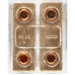  Tresco 2 Position Back-to-Back Connector for "Snip" Panel Lighting and 10mm COB FlexTape, Clear