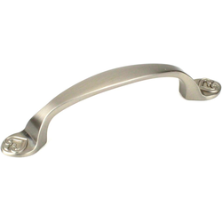 Iris 3 Inch Center to Center Dull Satin Nickel Cabinet Pull