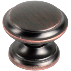 Bocci 1-3/8 Inch Diameter Antique Bronze Copper Cabinet Knob